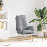 Armchair Light Grey 69 x 74 x 93 cm Fabric 42001850