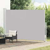 Patio Retractable Side Awning 200x300 cm Grey 313413