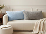Cushion Cover 6 pcs HEERLEN Light Grey 50 x 80 cm 912180
