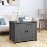 Coffee Table Grey 71x49x55 cm Solid Wood Pine 820928