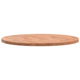 Table Top 70x2.5 cm Round Solid Wood Beech 355938