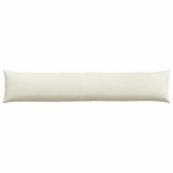Sofa Pillows 2 pcs Cream 200 x 40 cm Corduroy Fabric 42013894