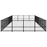 Outdoor Dog Kennel Steel 37.64 m 3124632