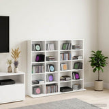 CD Cabinet 2 pcs White 65 x 23.5 x 97.5 cm Engineered Wood 8012675