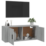 Wall Mounted TV Cabinet Grey Sonoma 100x34.5x40 cm 816638