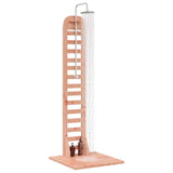Outdoor Shower 223 cm Solid Douglas Wood and Stainless Steel 886330