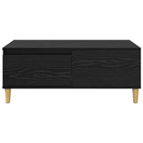 Coffee Table Black Oak 90 x 50 x 35 cm Engineered Wood 881194