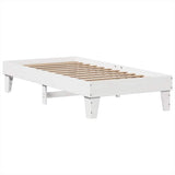 Bed Frame without Mattress White 90x190 cm Solid Wood Pine 3308865