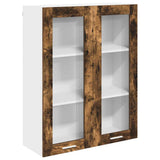 Hanging Cabinet Smoked Oak 80 x 31 x 100 cm Engineered Wood 884398