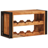 Wine Rack Brown 80 x 45 x 33 cm Solid Acacia Wood 4104758