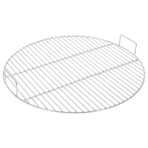 ZNTS BBQ Grill Grate with Handles Round Ø54 cm 304 Stainless Steel 4010559