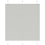 Pleated Blind Light Grey 120x100 cm Fabric Width 119.4 cm Polyester 4015334