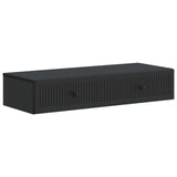 Wall-Mounted Side Table Wall-mounted Black 87.5 x 34.5 x 17 cm 897986