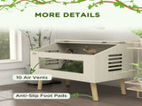 111L Vivarium for Snakes, Lizards, Horned Frogs, Chameleons, Hamsters, Gerbils with Tempered Glass T3398P375366