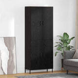 Highboard Black Oak 69.5 x 34 x 180 cm Engineered Wood 3416130