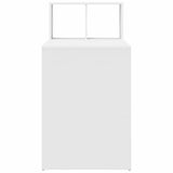 Desk with Shelf White 108 x 55 x 103.5 cm Engineered Wood 869458
