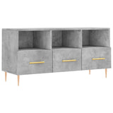 TV Cabinet Concrete Grey 102x36x50 cm Engineered Wood 829024