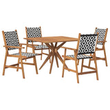 5 Piece Garden Dining Set Solid Wood Acacia 3283576