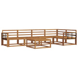 Outdoor Sofa Set 6 pcs Natural Solid Acacia Wood 3367622