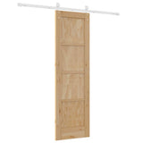 Sliding Door ORKDAL Brown 61 x 198.5 cm Solid Pine Wood 3333688