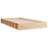 Bed Frame without Mattress 100x200 cm Solid Wood 820686