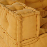 Modular Sofa 2 pcs Yellow 140 x 70 x 56 cm Fabric 3315081