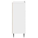 Sideboard High Gloss White 66 x 34.5 x 92 cm Engineered Wood 894409