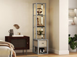 Bathroom Storage Cabinet-White 80806380
