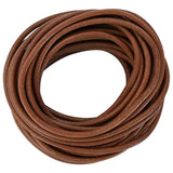 Leather Cord Light Brown 5 mm x 50 m Leather 42022011