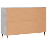 Sideboard Concrete Grey 101.5x35x70 cm Engineered Wood 827200