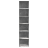 Highboard Concrete Grey 40x41x185 cm Engineered Wood 3281669