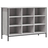 Shoe Cabinet Grey Sonoma 100x35x70 cm Engineered Wood 831846