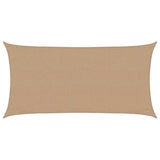Sunshade Sail 160 g/m Taupe 3x6 m HDPE 311405