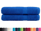 Premium Bath Towels "SOLUND" 2 pcs Blue 100x150 cm 600 gsm 137191