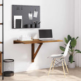 Folding Wall Table Smoked Oak 100x60x56 cm Engineered Wood 342650