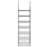 Hanging Closet Organiser with 7 Shelves 2 pcs 3102980