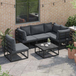 Garden Sofa Set with Cushion 6 pcs 3378867