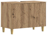 2 Piece Bathroom Cabinet Set DELFT Artisan Oak Engineered Wood 3418034