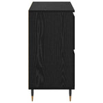 Sideboards 2 pcs Black oak 120 x 35 x 70 cm Engineered wood 3394529