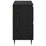 Sideboards 2 pcs Black oak 120 x 35 x 70 cm Engineered wood 3394529