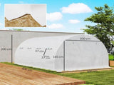4 x 3 x 2m Polytunnel Greenhouse Replacement Cover ONLY Winter Garden Plant PE Cover for Tunnel T3398P377642