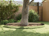 Lawn Edging 10 pcs 103 x 20 cm Steel Silver 8008386