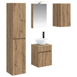 Bathroom Cabinet Set 5 pcs Artisan Oak 40 x 10.5 x 60.5 cm 3407342