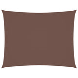 Sunshade Sail Oxford Fabric Rectangular 5x6 m Brown 135824