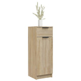 Bathroom Cabinet Sonoma Oak 32x33.5x90 cm Engineered Wood 811289