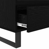 TV Cabinet with Drawer Black Oak 100 x 34.5 x 44.5 cm 881788