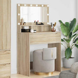 Bedroom Dressing Tables Sonoma Oak 80 x 39.6 x 135 cm 888969