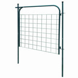 Garden Fence Gate 100x100 cm Green 142292