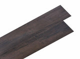 Flooring Planks 18 pcs Dark Brown 2.51 m PVC 42046438