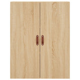 Wall Mounted Cabinet Sonoma Oak 69.5x34x90 cm 828399